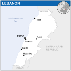 Lokasion ti Lebanon