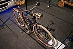 Cykel tillverkad av företaget på en utställning i Norge.