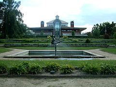 Exhibitions and Education Center at the University's Botanical Garden, opened in 1925