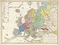 Etnografska karta Evrope (Berghaus)