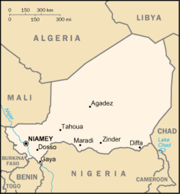Niger - Mappa
