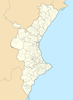 Benasau is located in Valencian Community