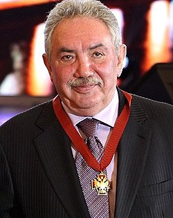 Эдуард Сагалаев на награждении орденом «За заслуги перед Отечеством» III степени. 17 ноября 2011 года