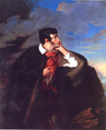 Adam Mickiewicz – tzw. wieszcz narodowy (pierwszy z romantycznej trójcy wieszczów polskich na obrazie Walentego Wańkowicza)