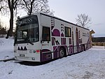Scania L9-bokbuss från Trollhättan, i tjänst 2000-2017