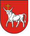 In het wapen van Klosters draagt een stier een Latijns kruis