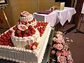 עוגת חתונה תות