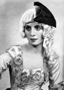 Batlivala dressed as actress Pola Negri (1933)