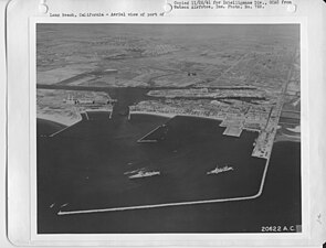 The Port and Back Channel, prior to the construction of the pontoon bridge, circa 1941