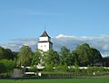 Haug kyrkje på Hokksund har vore hovudkyrkje i Eiker frå gamalt av.