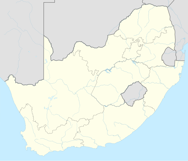 2010年國際足協世界盃在南非的位置