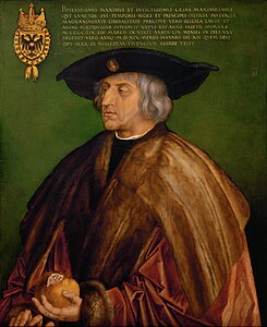 Maximiliano I de Habsburgo, por Alberto Durero.