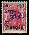 Danzig, Flugpostmarke 1920