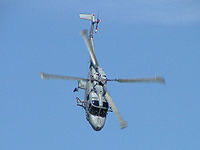 Westland Lynx HAS3 della pattuglia acrobatica dei Black Cats della Royal Navy alla manifestazione RIAT 2005.