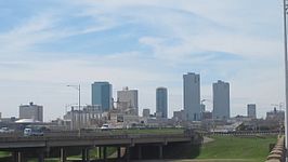 Uitzicht op Fort Worth