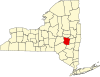 Округ Скохари на карте штата.