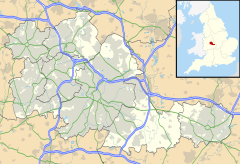 Stirchley is located in West Midlands county
