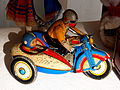 Image 2Motorcycle clubs became more prominent in the 1950s. Pictured is a vintage 1950s motorcycle toy. (from 1950s)