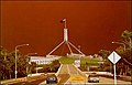 Image 302003 Canberra bushfires, visible from Parliament House (from Wildfire)