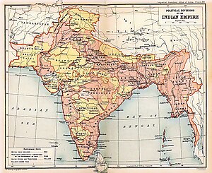 India Britanică, 1909