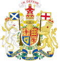 Kral VIII.Edward'ın Birleşik Krallık Kralı olarak İskoçya'da kullandığı arması