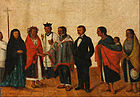 La procession du Corpus Christi à Lima, peinture anonyme v. 1860, musée d'Art de Lima.