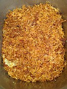 Fried onions in Iran