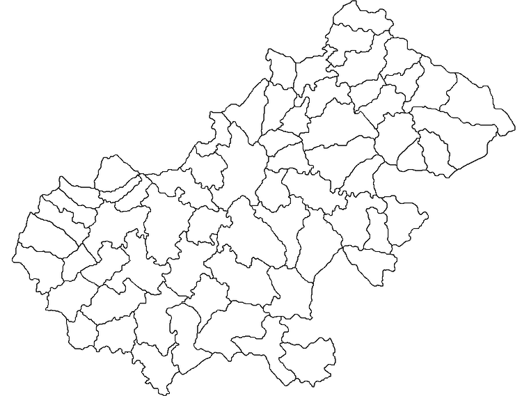 Szatmár megye térképe