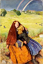 La chica ciega, por John Everett Millais