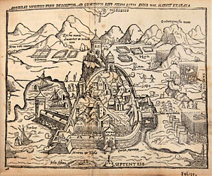 Облога Алжиру в 1541 році. Гравюра 1555 р.