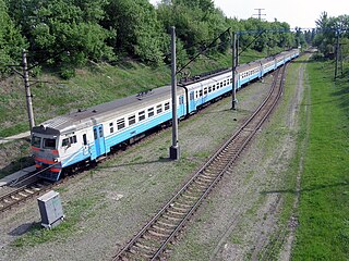 ЭР2Р-7071 в бело-голубой окраске АО «Укрзализныця»