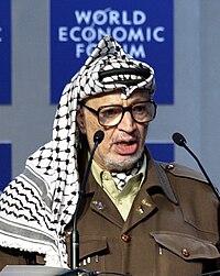 Arafat a 2001-es Világgazdasági Fórumon