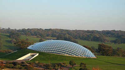 Stora glashuset, National Botanic Garden of Wales (tillsammans med Spencer de Grey).