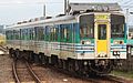 久留里線で運用されていたキハ38 2 久留里線色（横田駅、2012年）
