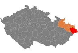 Situo de distrikto en Moraviasilezia regiono