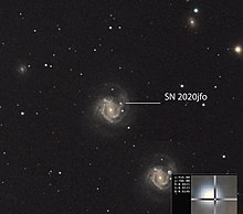 Messier 61 with SN2020jfo (Supernova) observed on May 15, 2020