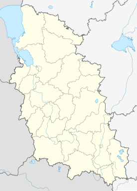 Gdov ubicada en Óblast de Pskov