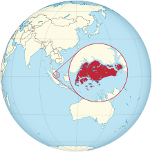Description de l'image Singapore on the globe (Southeast Asia centered) zoom.svg.