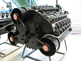 Prototyp eines luftgekühlten W18-Motors von Tatra (1943)