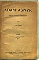 Kniha o Adamu Asnykovi z roku 1897