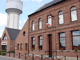 The town hall in Bouvignies