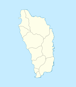 Roseau ubicada en Dominica