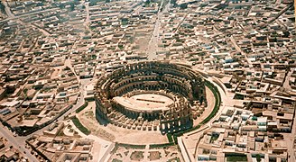 Римський амфітеатр в Ель-Джемі, Туніс