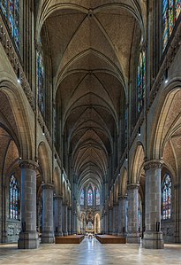 L'intérieur de la cathédrale. Novembre 2018.