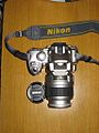 Nikon D40 in silber