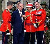 Members of the Royal Canadian Regiment and Prince Philip, 2013
