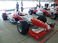 Allan McNish Toyota TF102-es versenyautója a 2010-es Toyota Motorsports Fesztiválon.