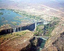 Водоспад Вікторія на Замбезі