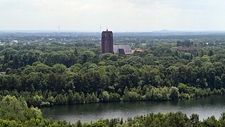 Zicht op Eisden-Tuinwijk vanaf Terhills