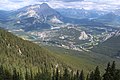 Ausblick vom Sulphur Mountain auf Banff